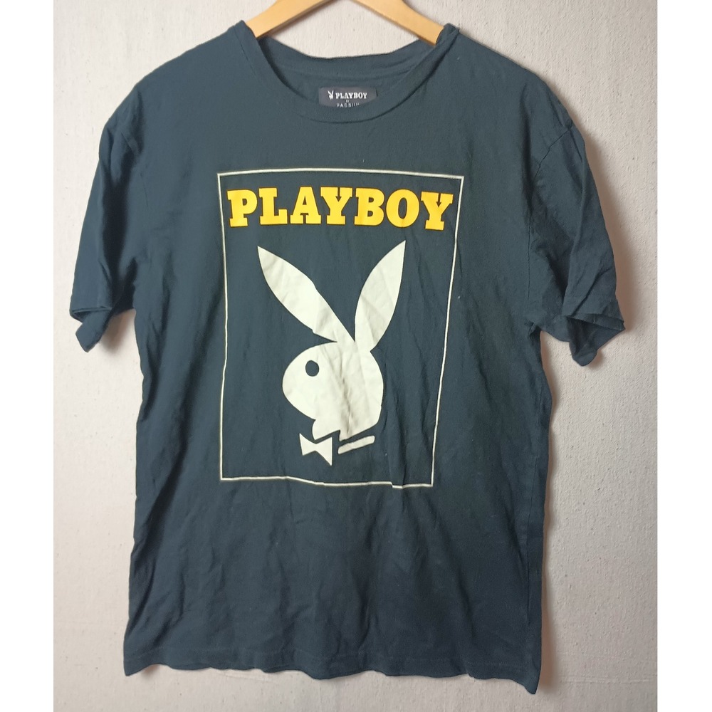 Playboy Graphic T-Shirt Bunny Logo PacSun Collab Casual Tee Size Medium I